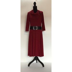 Signature by Robbie Bee Belted Dress Large